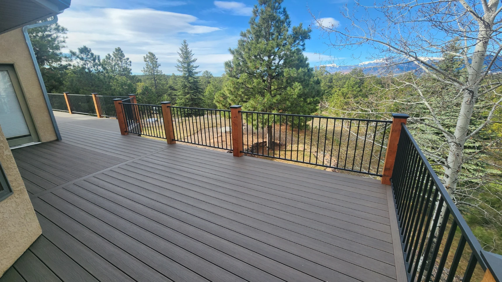 Custom composite deck project by Alta Outdoor Living